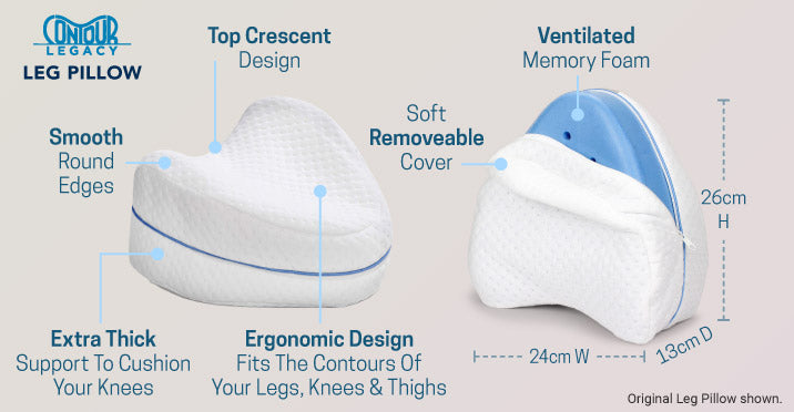 Leg & Knee Foam Support Pillow