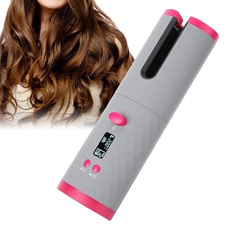 Automatic Hair Culers USB Charging Portable Wireless Rotate Hair Curler Rahma Beauty Store