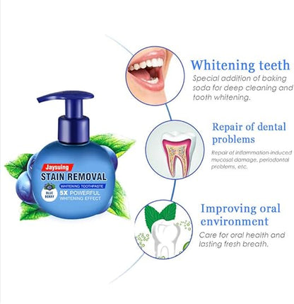 Baking Soda Toothpaste Teeth Stain Removal Rahma Beauty Store