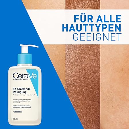 Cerave Sa Smoothing Face And Body Cleanser Rahma Beauty Store