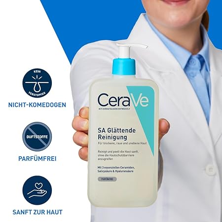 Cerave Sa Smoothing Face And Body Cleanser Rahma Beauty Store