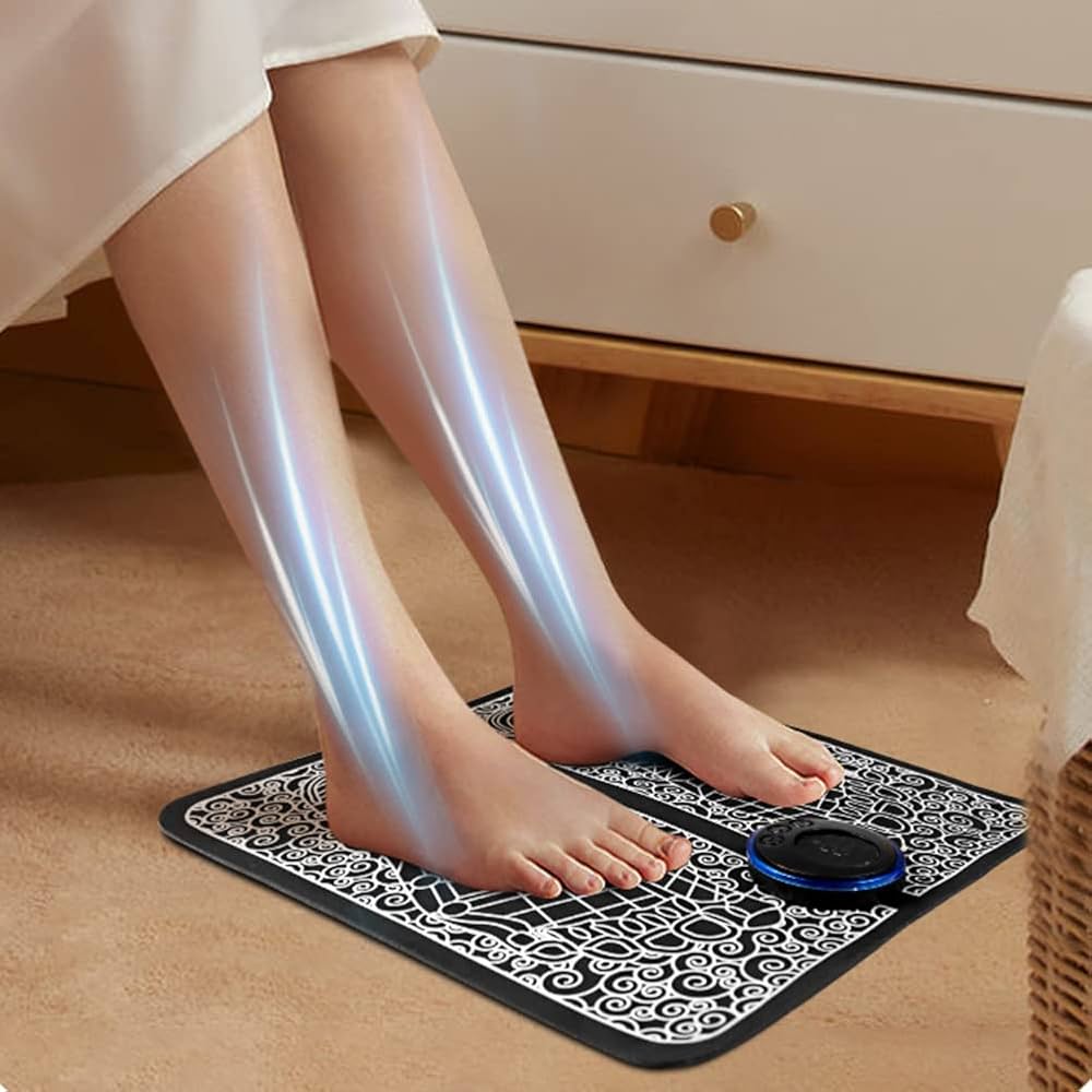 EMS Foot Massager Pad Portable Electric Muscle Stimulation Rahma Beauty Store