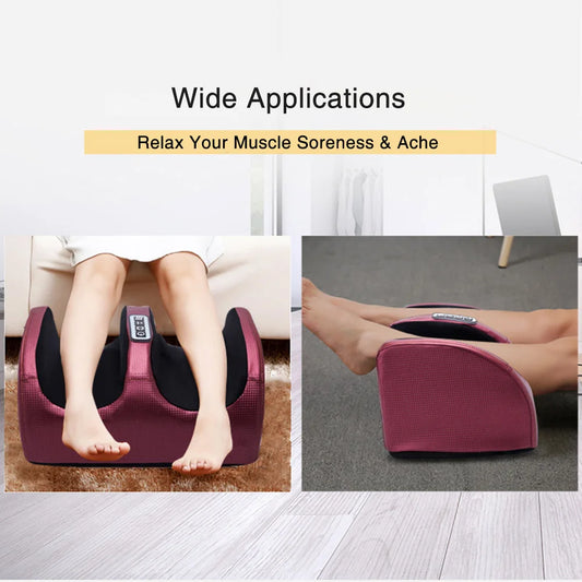 Electric Foot Massager Heating Therapy Hot Compression Rahma Beauty Store