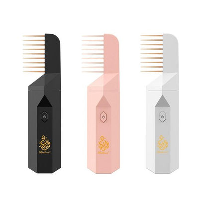 Electric Hair Brush Incense Burner for Bakhoor Rahma Beauty Store