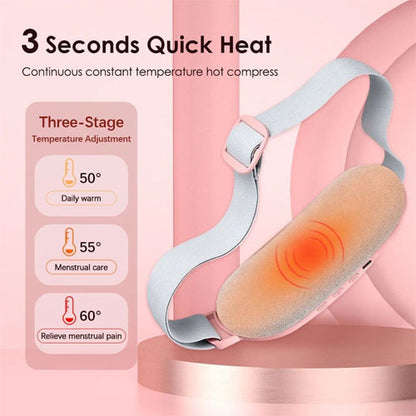 Electric Period Cramp Massager Vibrating Heating Belt Rahma Beauty Store