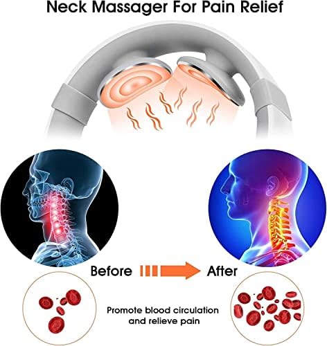 Electric Pulse Neck Massager for Pain Relief Rahma Beauty Store