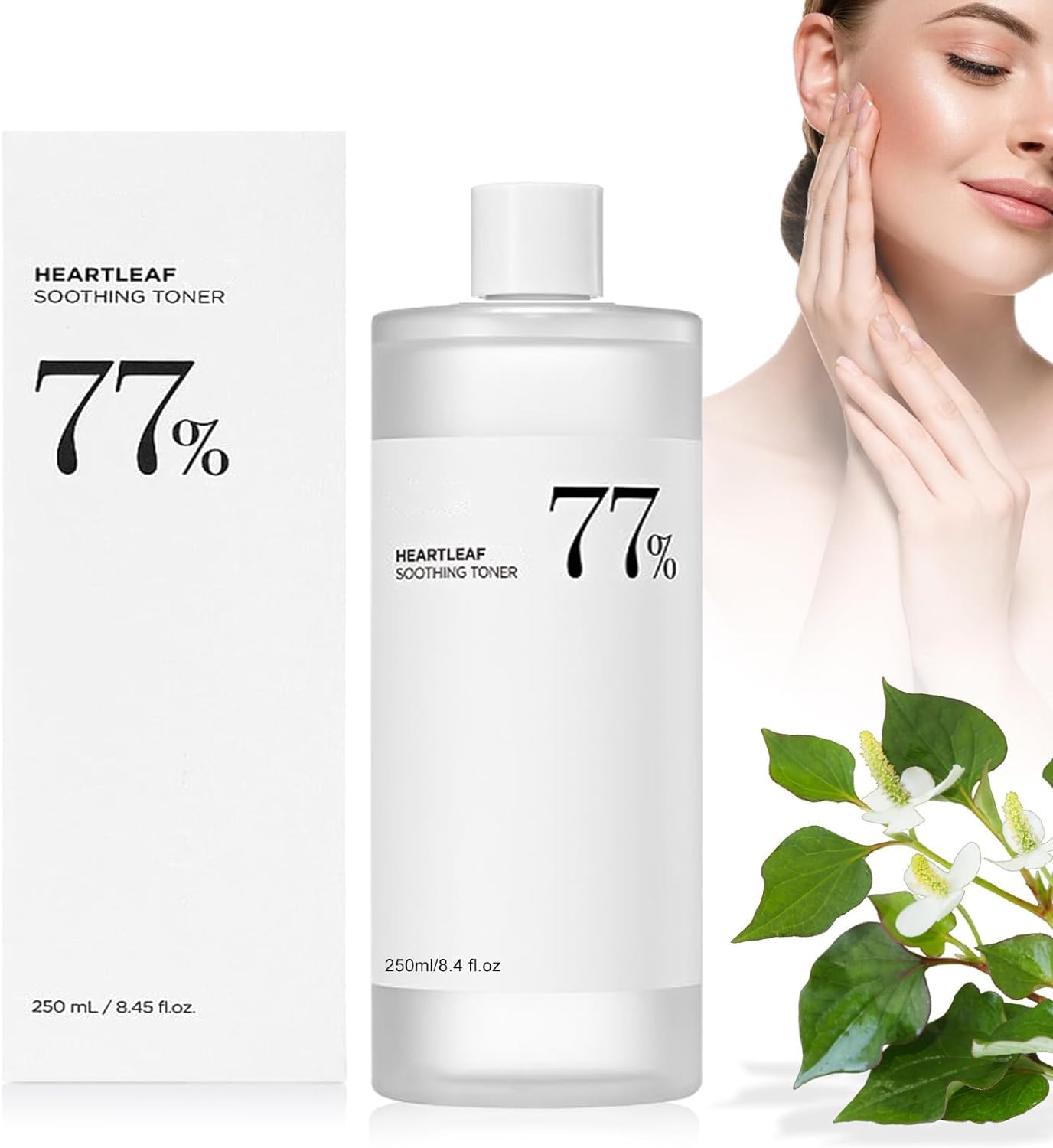 HEARTLEAF 77% SOOTHING TONER 250ml Rahma Beauty Store