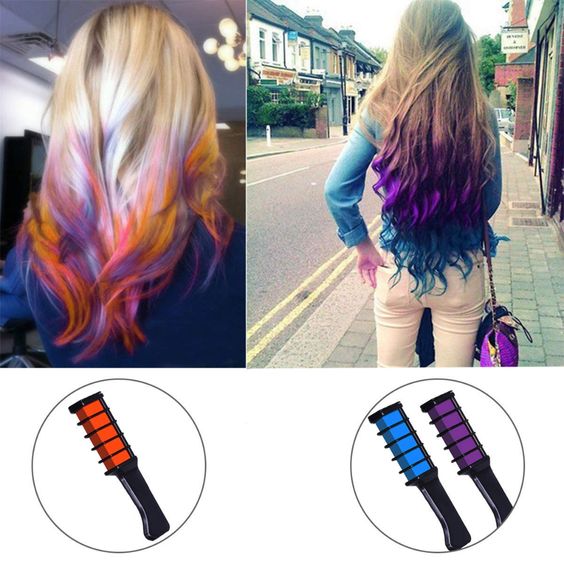 Hair Chalk Comb for Girls Kids Rahma Beauty Store