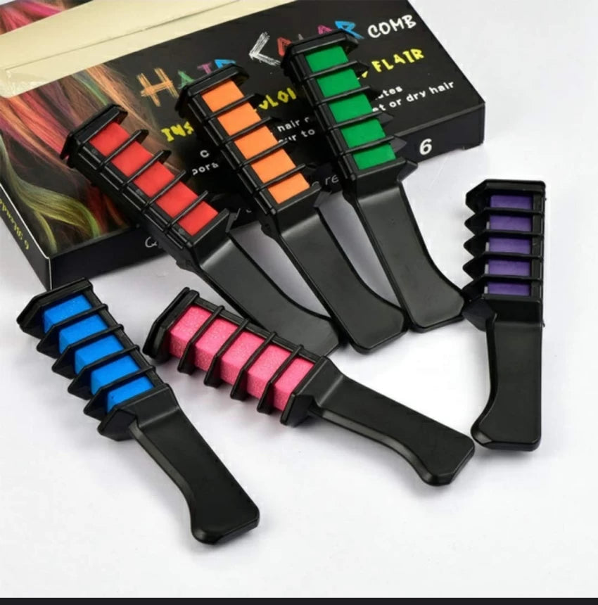 Hair Chalk Comb for Girls Kids Rahma Beauty Store