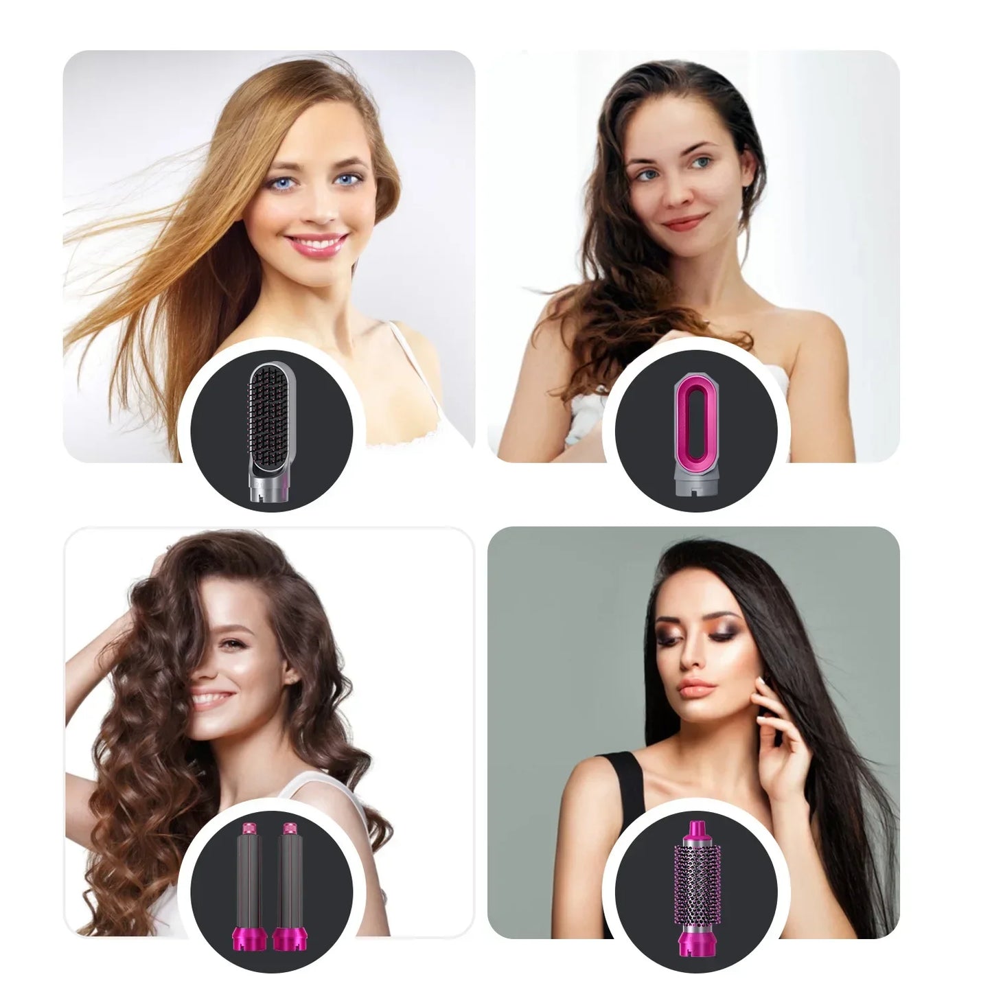 Hot Air Brush 5 in 1 Hair Dryer Brush Rahma Beauty Store