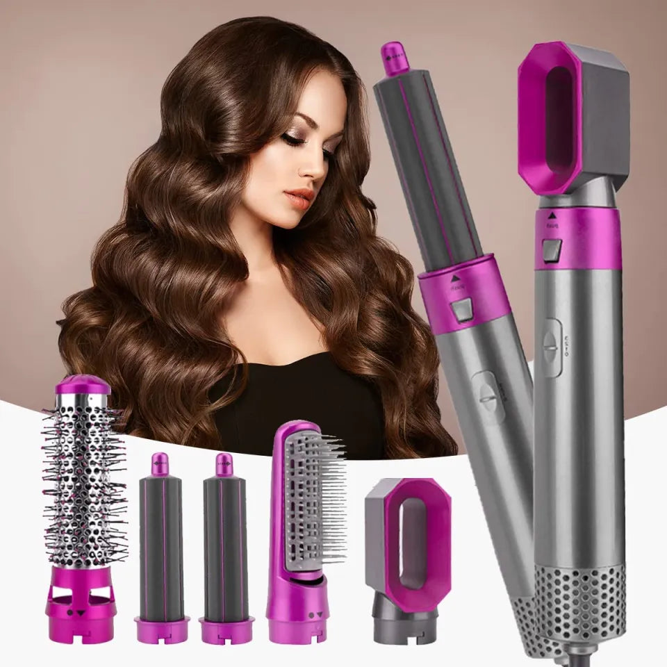 Hot Air Brush 5 in 1 Hair Dryer Brush Rahma Beauty Store