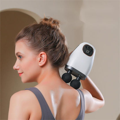 Massage Gun Deep Tissue with dual heads Rahma Beauty Store