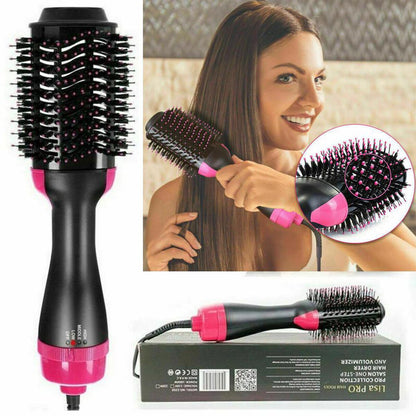 One Step Hair Dryer and Volumizer Round Hot Air Brush Rahma Beauty Store