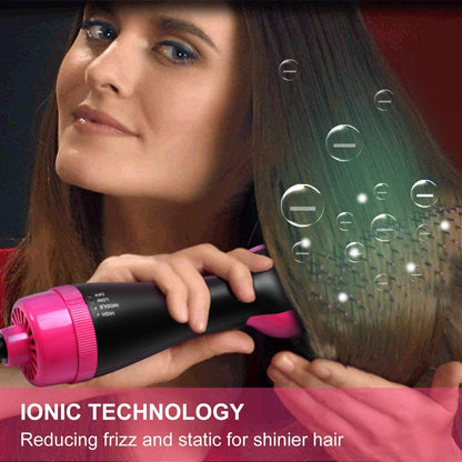 One Step Hair Dryer and Volumizer Round Hot Air Brush Rahma Beauty Store