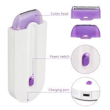 Rechargeable Epilator Hair Removal Kit Rahma Beauty Store