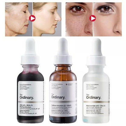 THE ORDINARY 3 IN 1 VICO SKIN CARE PEELING,CAFFEINE ,NIACINAMIDE Rahma Beauty Store