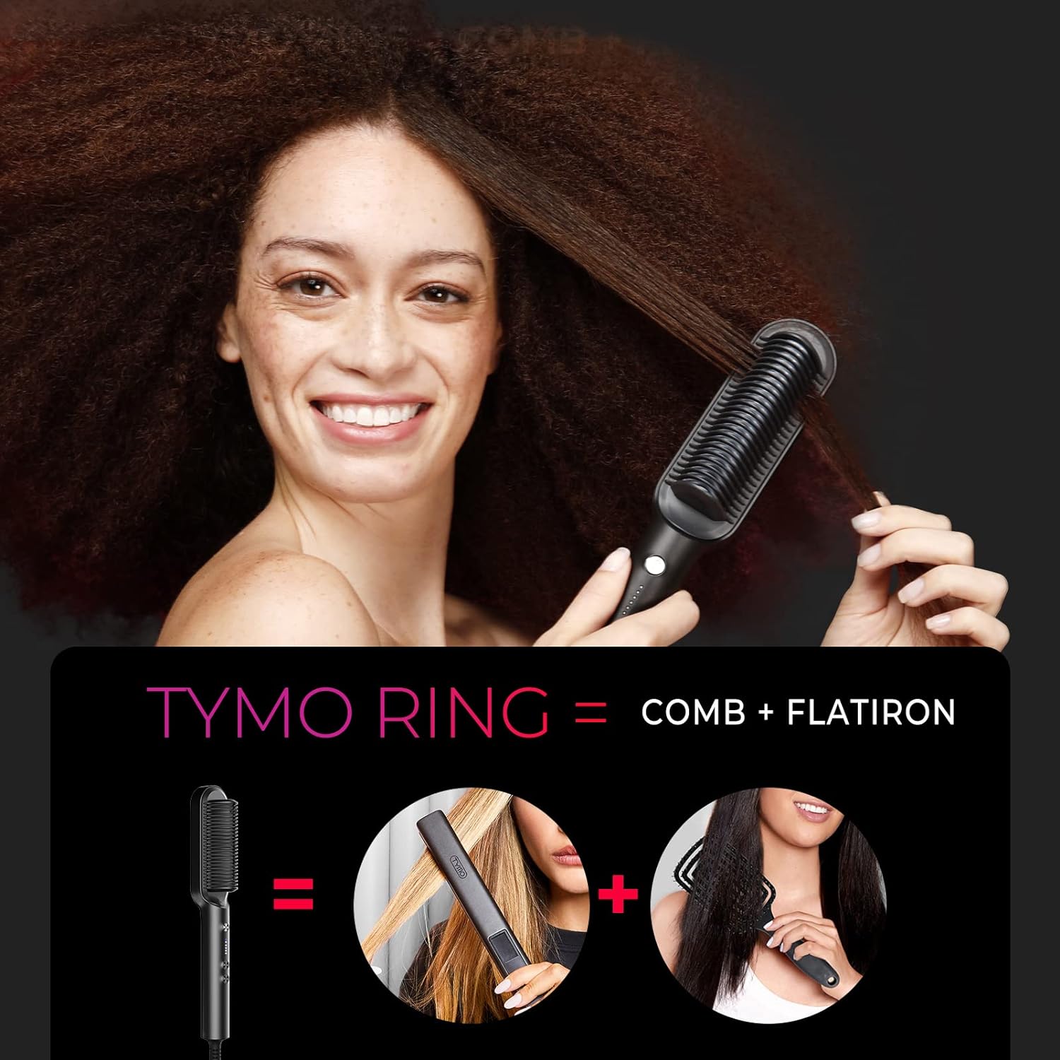 TYMO Hair Straightener Comb Rahma Beauty Store