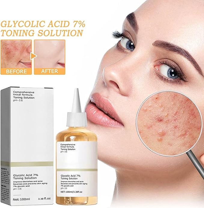 The Ordinary Glycolic Acid 7% Toning Solution Pimple Marks Lightening Rahma Beauty Store