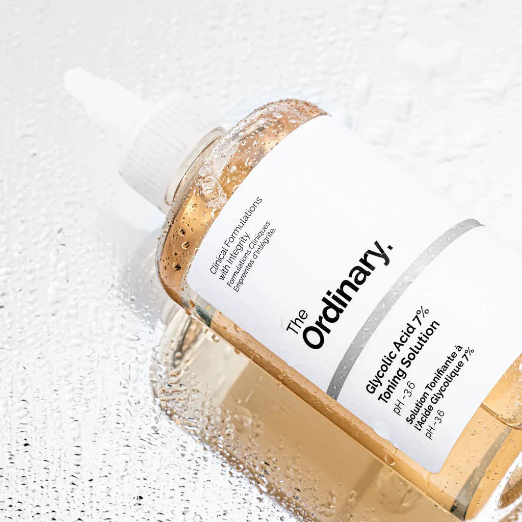 The Ordinary Glycolic Acid 7% Toning Solution Pimple Marks Lightening Rahma Beauty Store